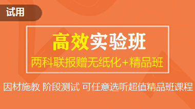 初级会计职称高效实验班